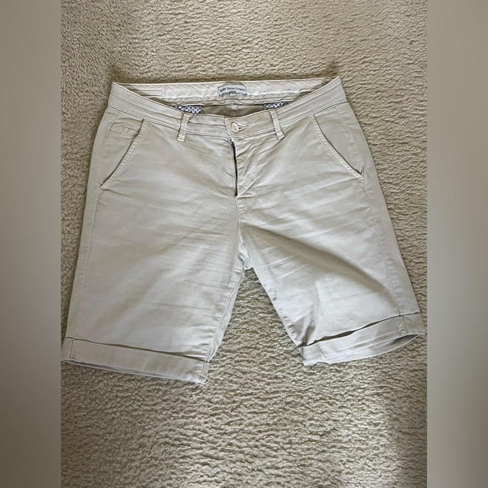Kiwi Saint-Tropez Bermuda Shorts Flat Front Size Medium - Picture 4 of 5